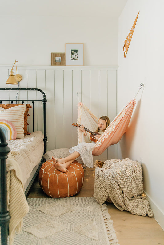 Kid’s room. Hammock. 